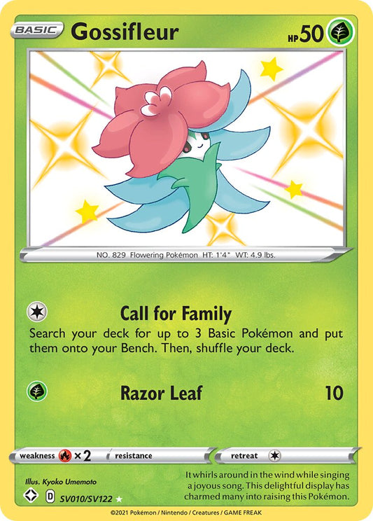 Gossifleur - SV010/SV122 - Rare Shiny