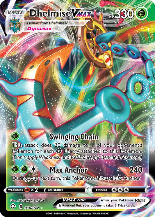 Dhelmise VMAX - 010/072 - Holo Rare VMAX