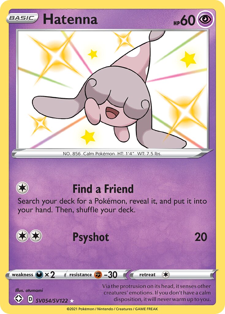 Hatenna - SV054/SV122 - Rare Shiny