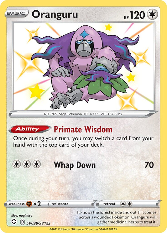 Oranguru - SV098/SV122 - Rare Shiny