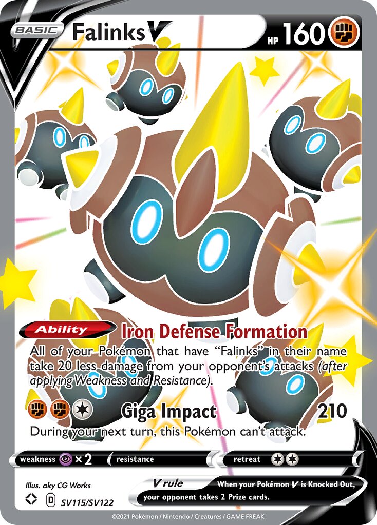 Falinks V - SV115/SV122 - Shiny Rare V