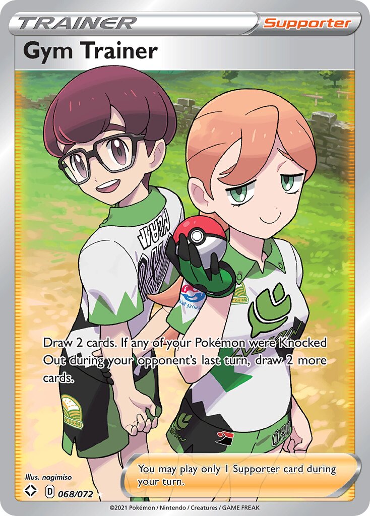 Gym Trainer - 068/072 - Rare Ultra
