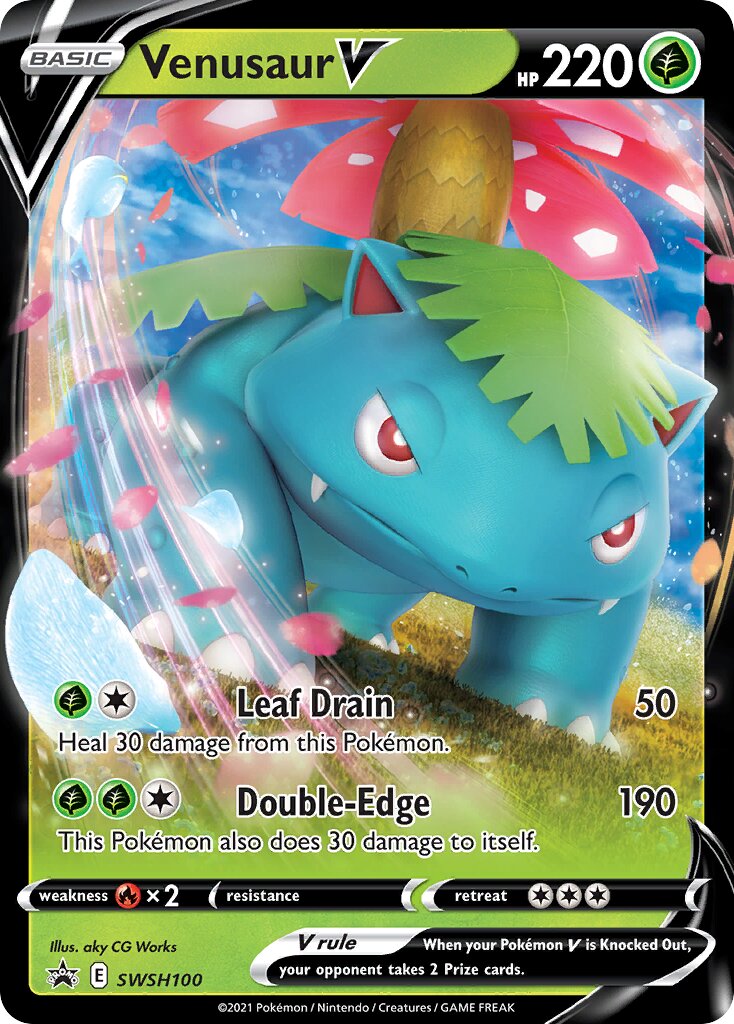 Venusaur V - SWSH100 - Promo