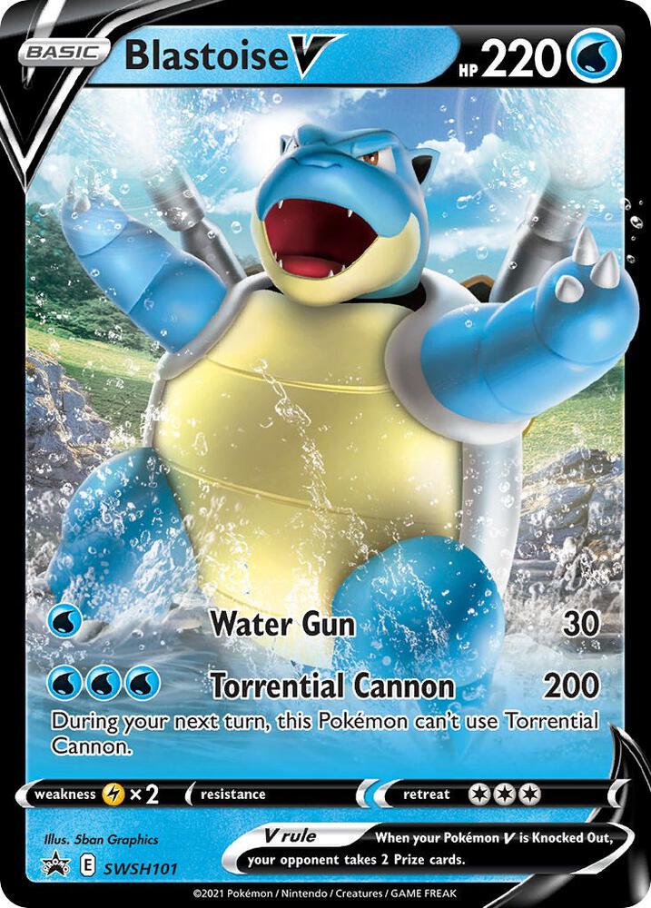 Blastoise V - SWSH101 - Promo