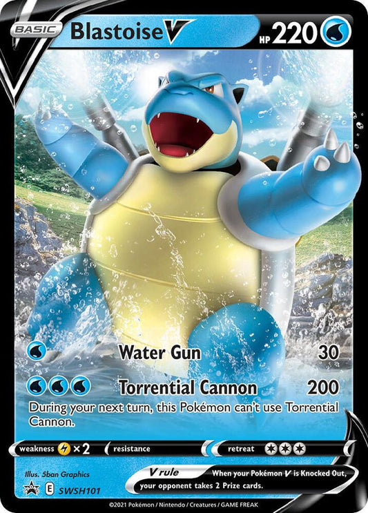 Blastoise V - SWSH101 - Promo
