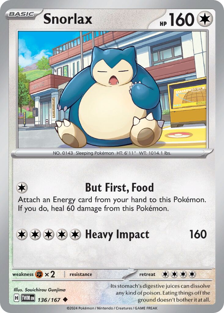 Snorlax - 136/167 - Uncommon