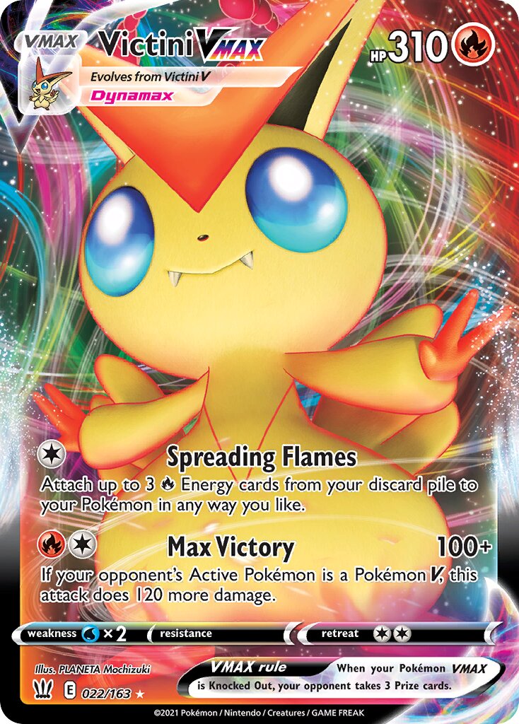 Victini VMAX - 022/163 - Holo Rare VMAX
