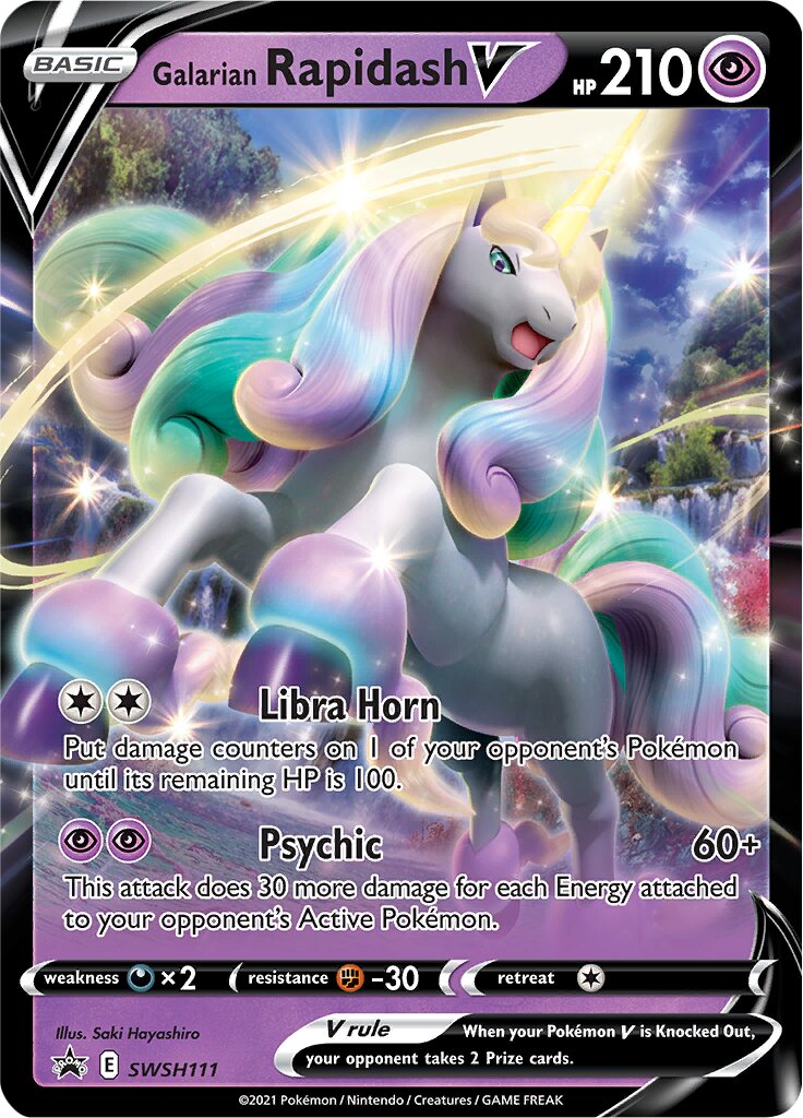 Galarian Rapidash V - SWSH111 - Promo
