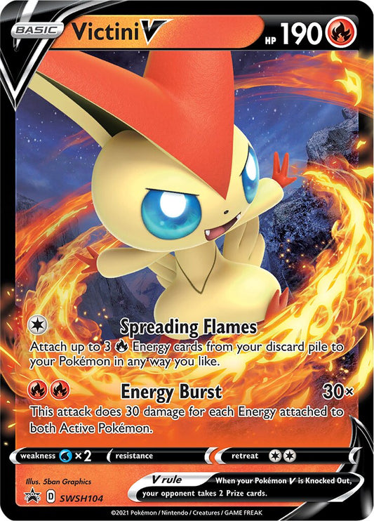 Victini V - SWSH104 - Promo