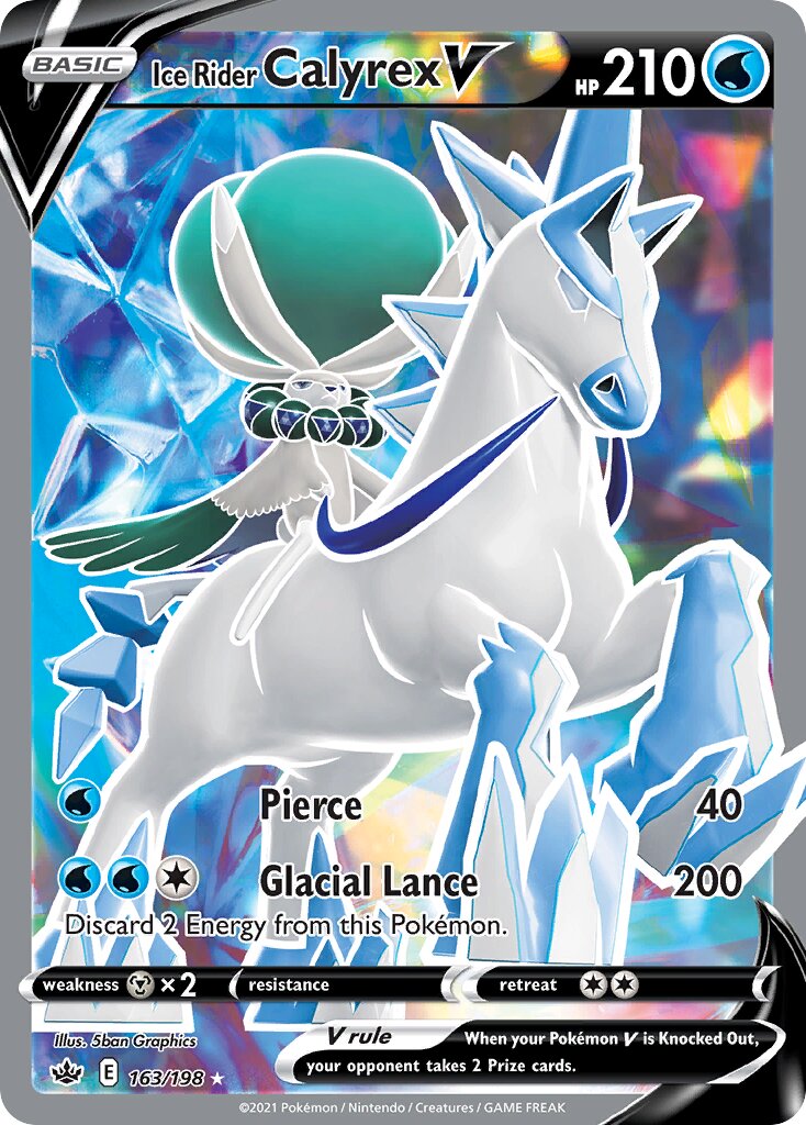 Ice Rider Calyrex V - 163/198 - Rare Ultra