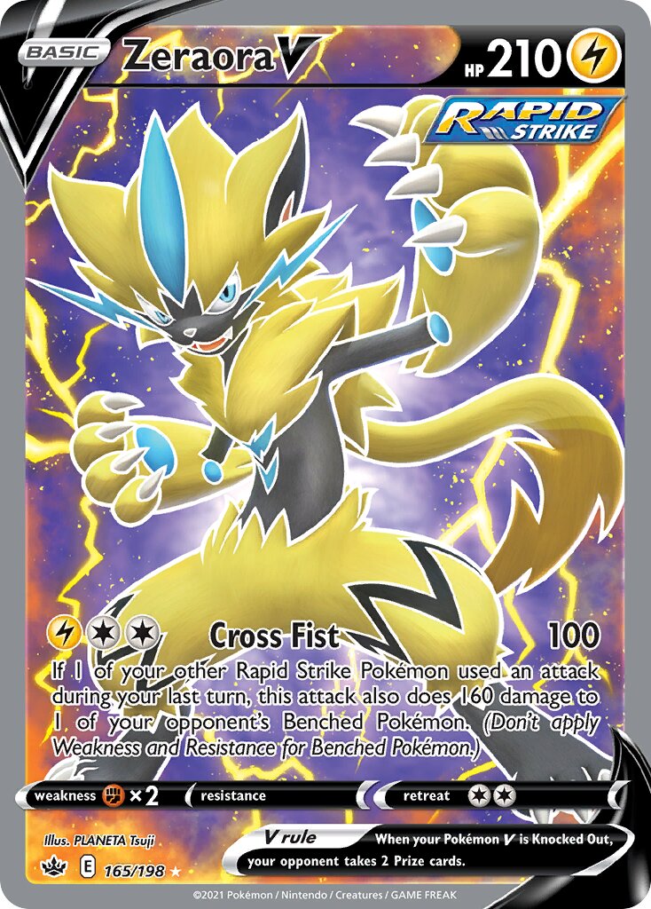 Zeraora V - 165/198 - Rare Ultra