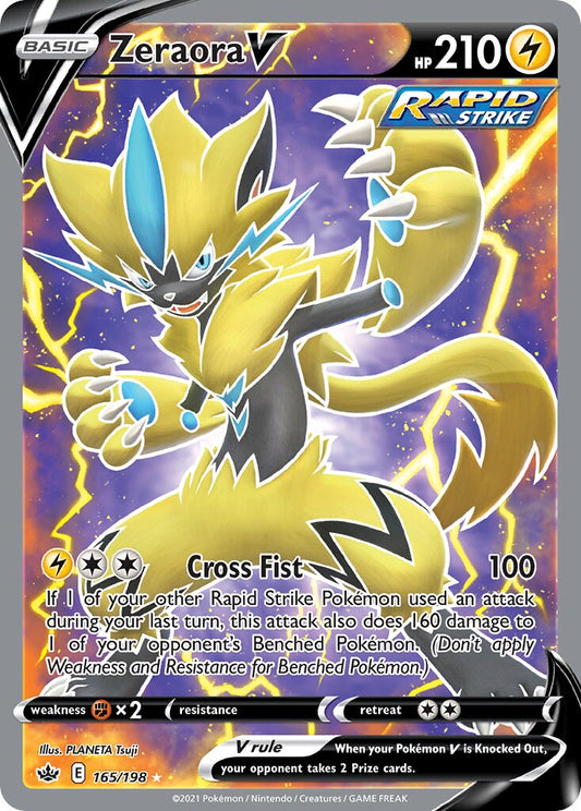 Zeraora V - 165/198 - Rare Ultra