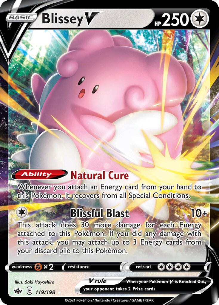 Blissey V - 119/198 - Holo Rare V