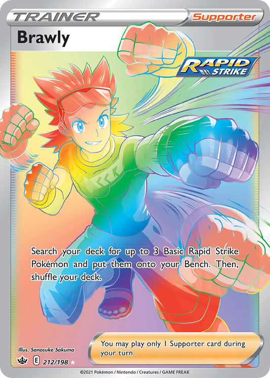 Brawly - 212/198 - Rare Rainbow