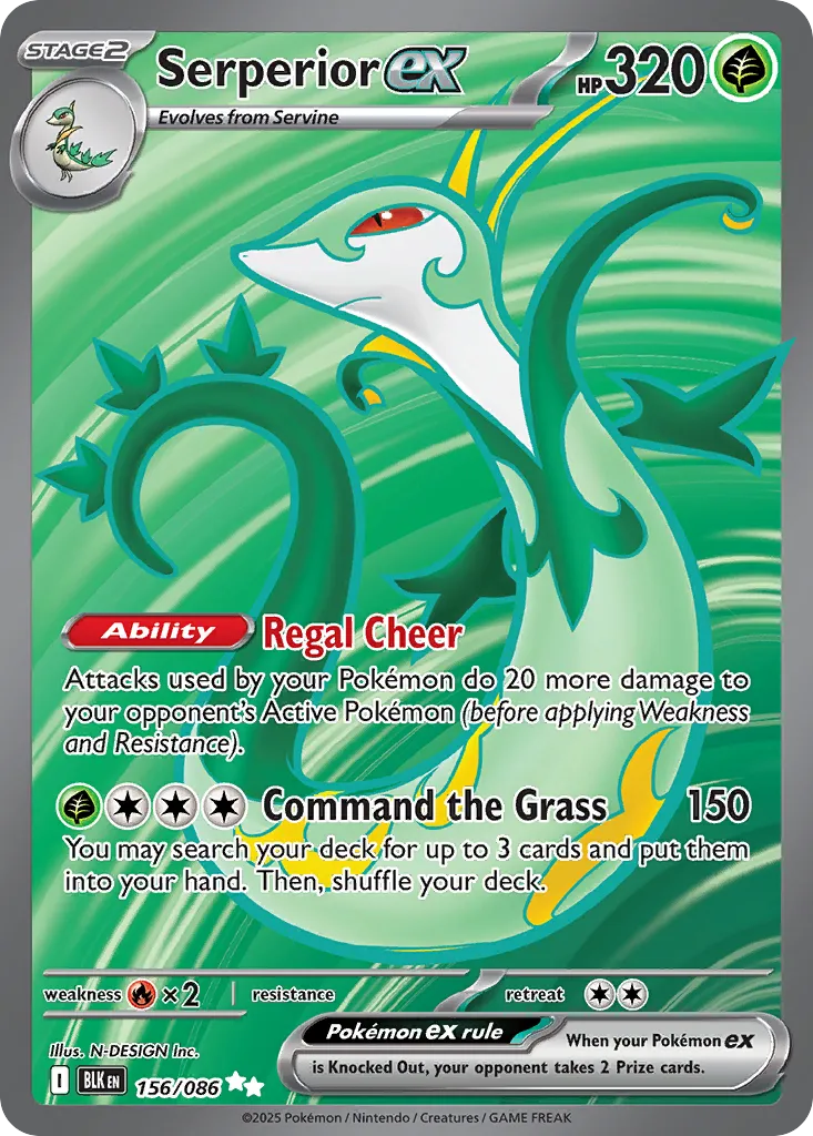 Serperior ex - 156/086 - Ultra Rare