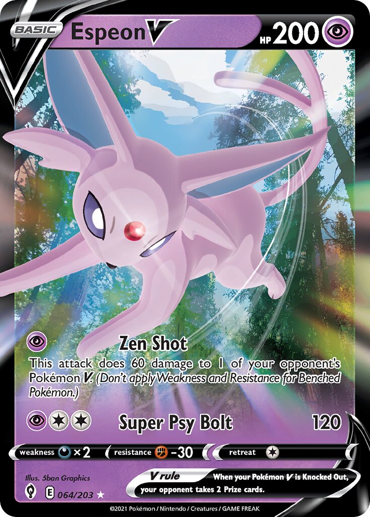 Espeon V - 064/203 - Holo Rare V
