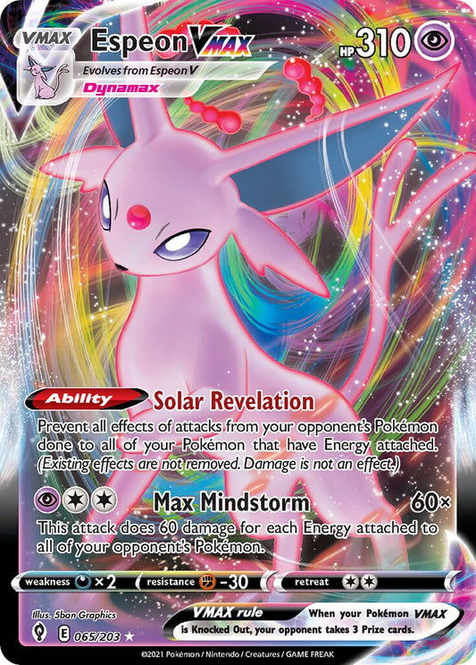 Espeon VMAX - 065/203 - Holo Rare VMAX