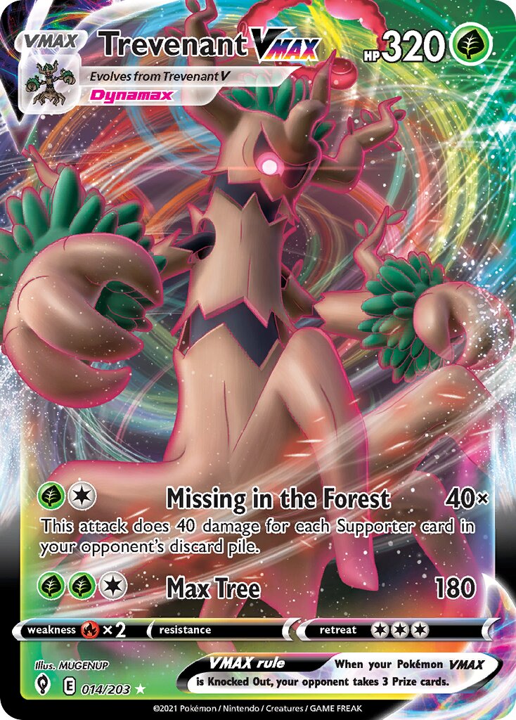 Trevenant VMAX - 014/203 - Holo Rare VMAX