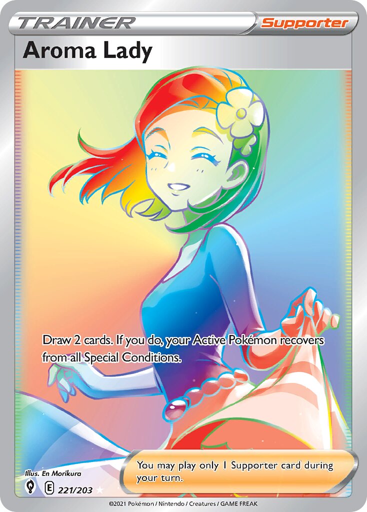 Aroma Lady - 221/203 - Rare Rainbow