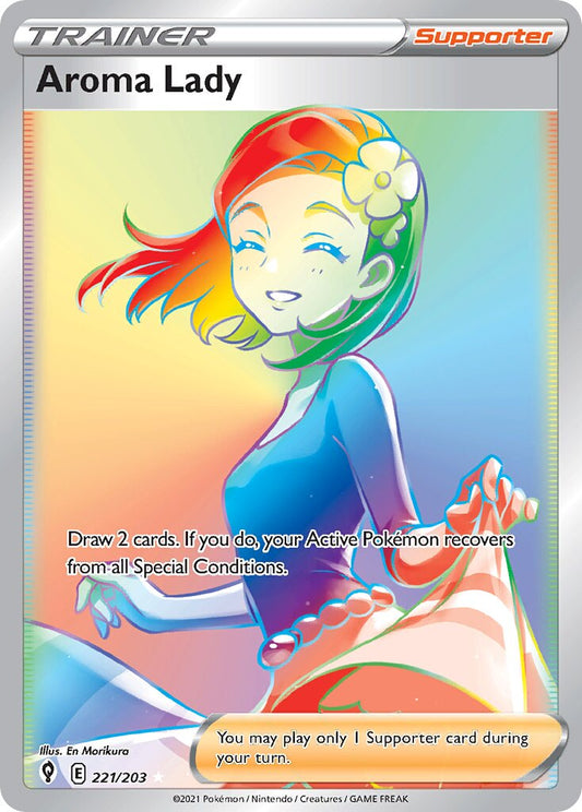 Aroma Lady - 221/203 - Rare Rainbow