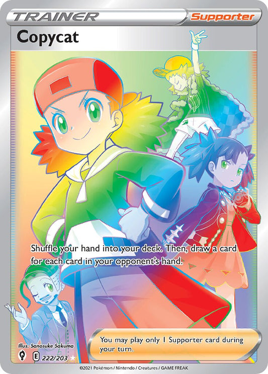 Copycat - 222/203 - Rare Rainbow