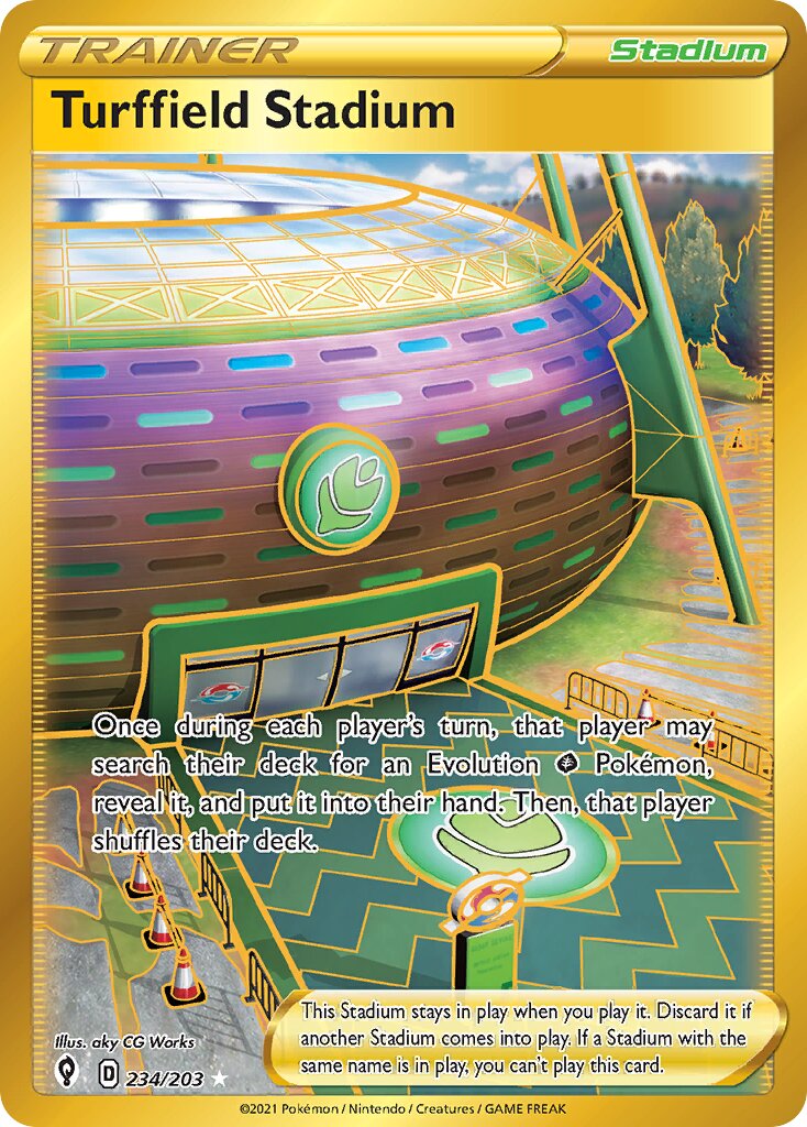 Turffield Stadium - 234/203 - Rare Secret