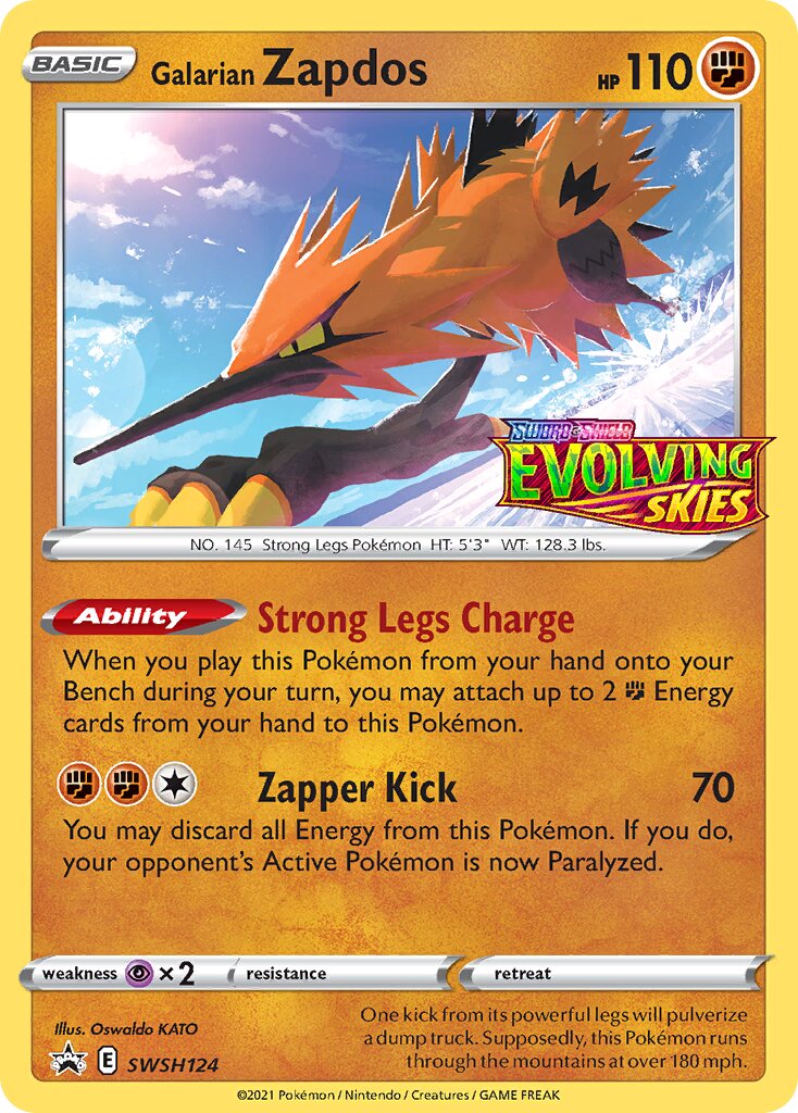 Galarian Zapdos - SWSH124 - Promo