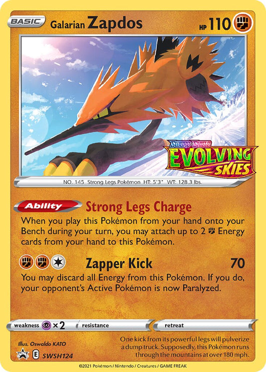 Galarian Zapdos - SWSH124 - Promo