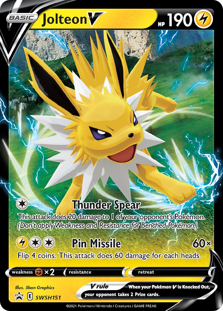 Jolteon V - SWSH151 - Promo