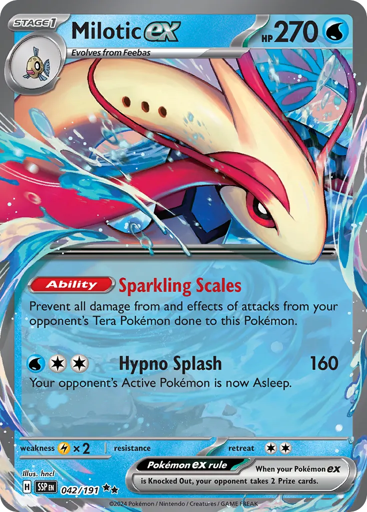 Milotic ex - 042/191 - Double Rare