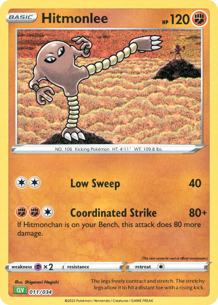 Hitmonlee - 011/034 - Classic Collection