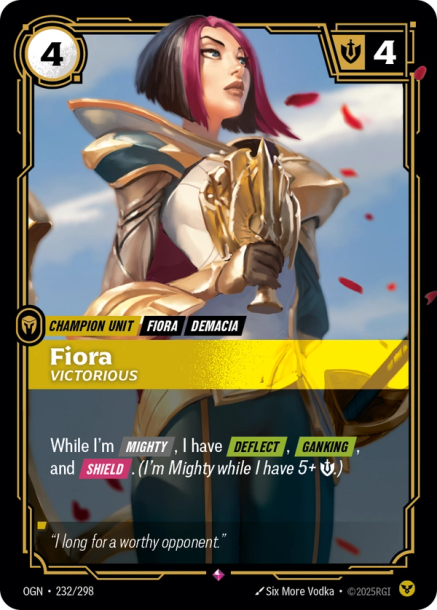 FIORA, VICTORIOUS - OGN-232/298 (Foil)