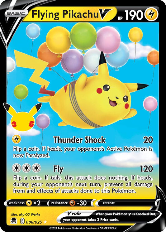 Flying Pikachu V - 006/025 - Holo Rare V