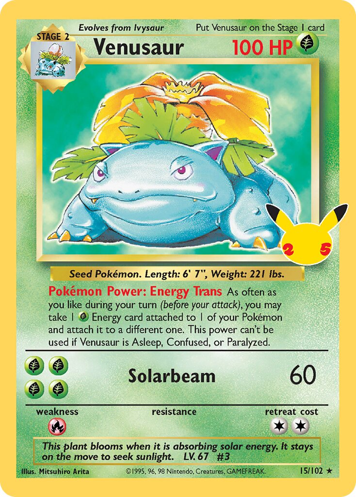 Venusaur - 15/102 - Classic Collection