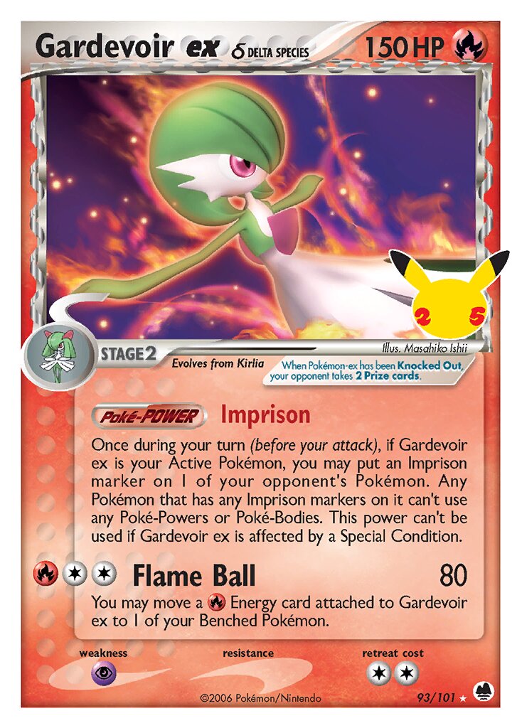 Gardevoir ex - 93/101 - Classic Collection