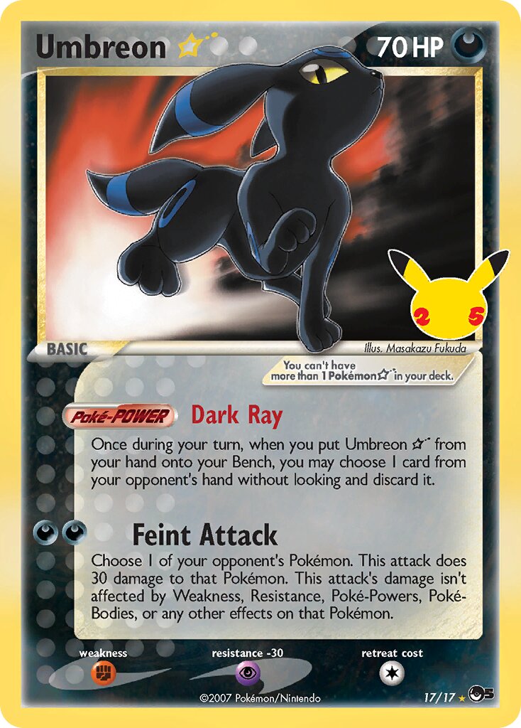 Umbreon ☆ - 17/17 - Classic Collection