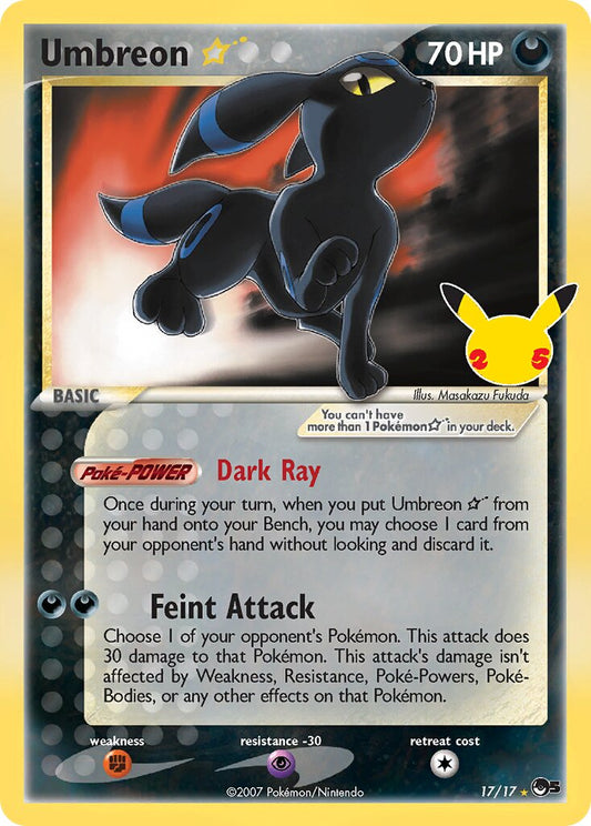 Umbreon ☆ - 17/17 - Classic Collection