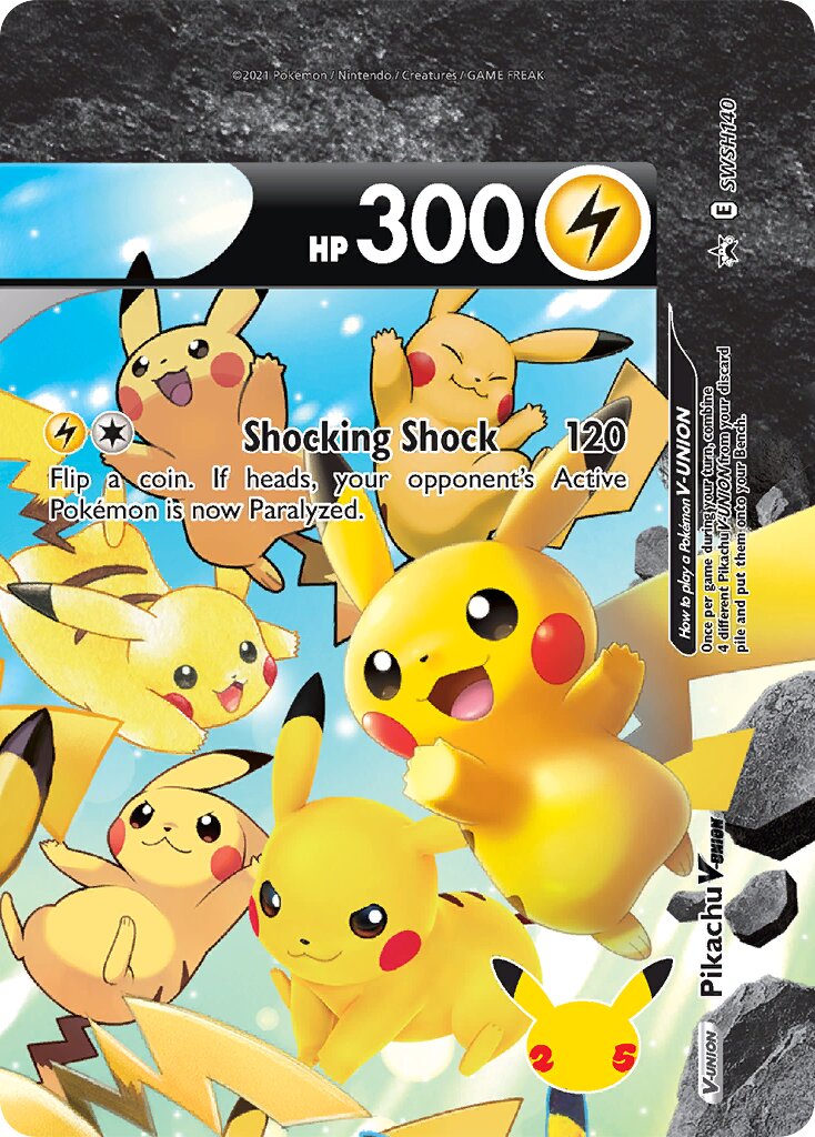 Pikachu V-UNION - SWSH140 - Promo