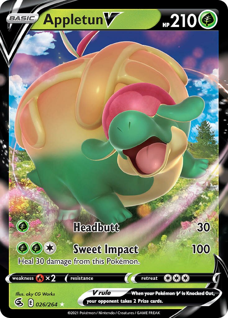 Appletun V - 026/264 - Holo Rare V