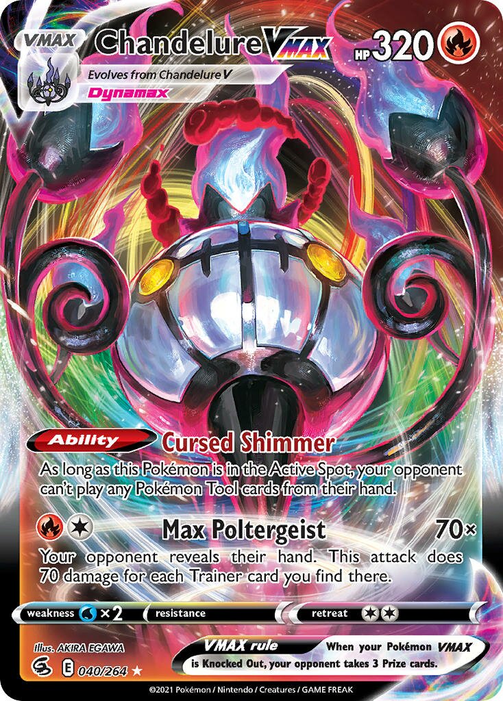 Chandelure VMAX - 040/264 - Holo Rare VMAX