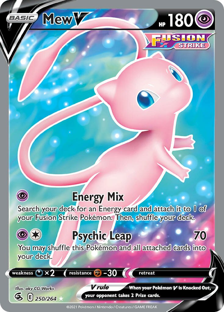 Mew V - 250/264 - Rare Ultra
