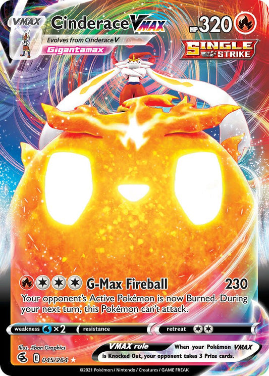Cinderace VMAX - 045/264 - Holo Rare VMAX