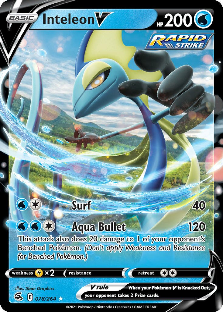 Inteleon V - 078/264 - Holo Rare V