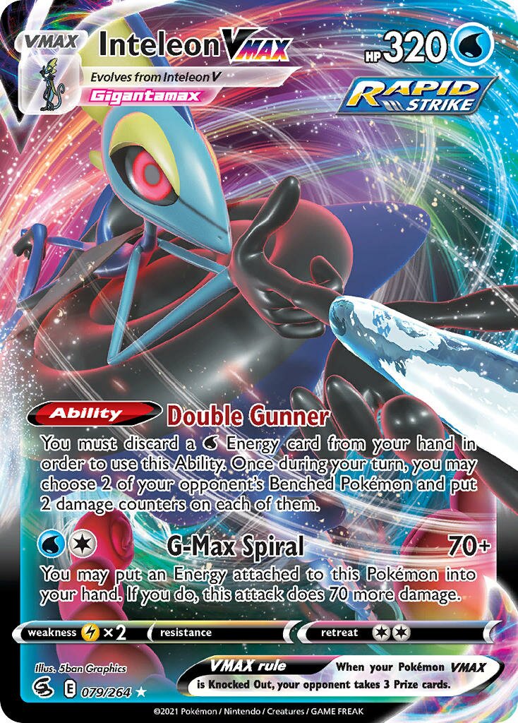 Inteleon VMAX - 079/264 - Holo Rare VMAX