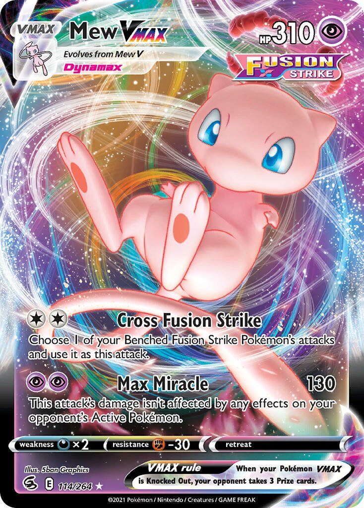 Mew VMAX - 114/264 - Holo Rare VMAX