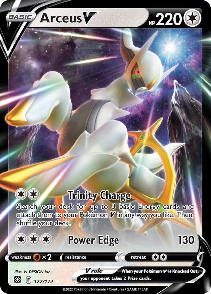 Arceus V - 122/172 - Holo Rare V