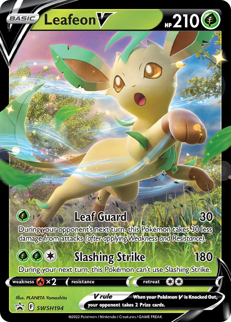 Leafeon V - SWSH194 - Promo
