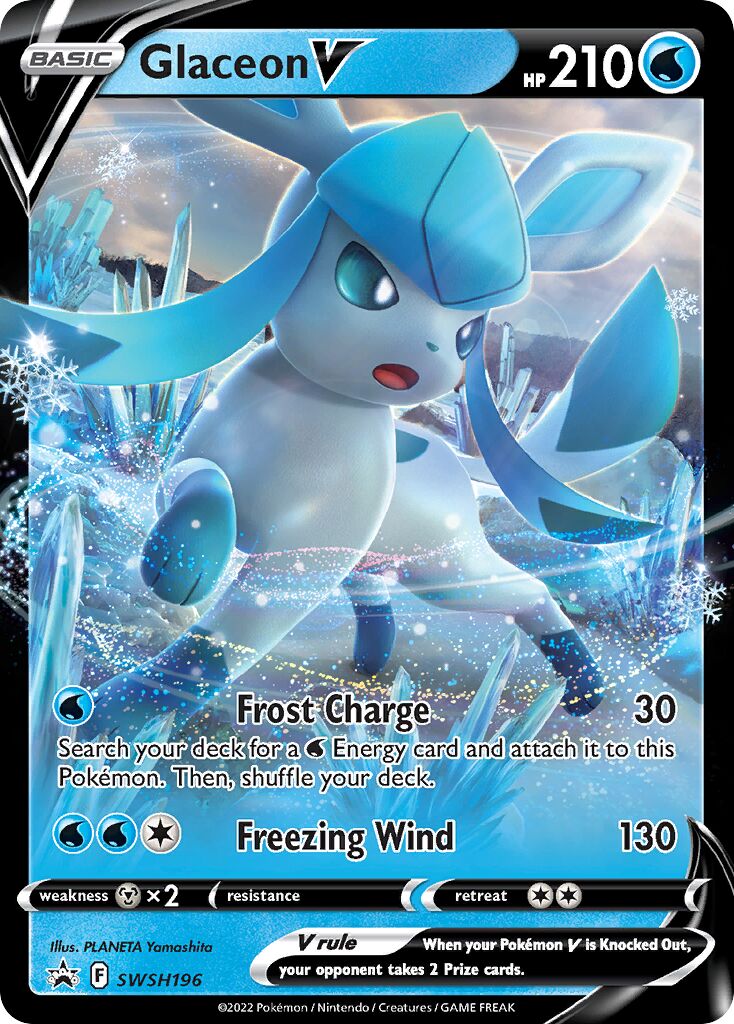 Glaceon V - SWSH196 - Promo