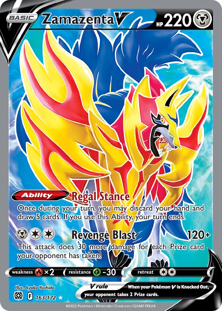 Zamazenta V - 163/172 - Rare Ultra