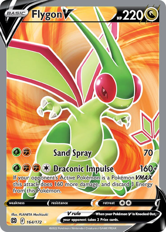Flygon V - 164/172 - Rare Ultra